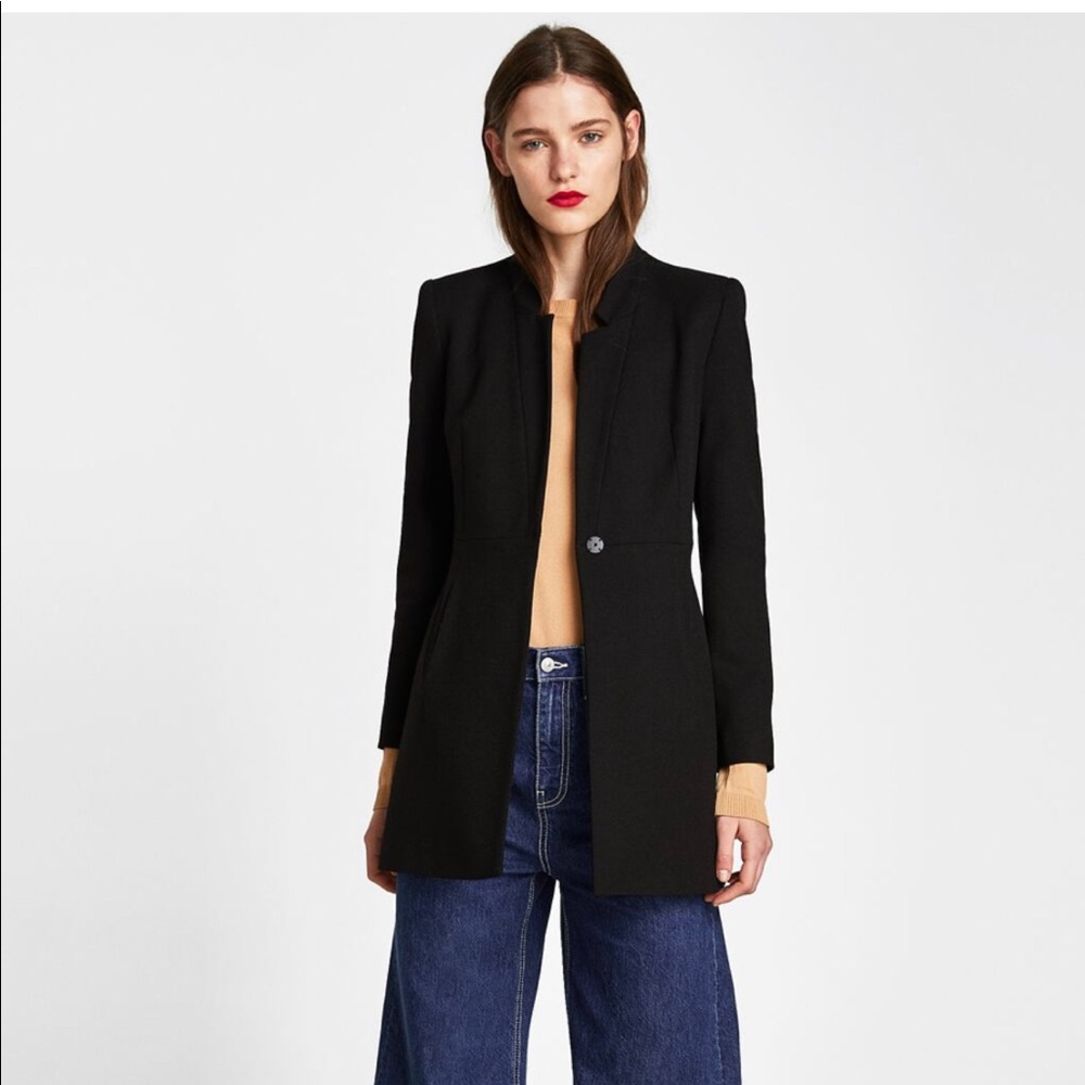 Black Zara coat